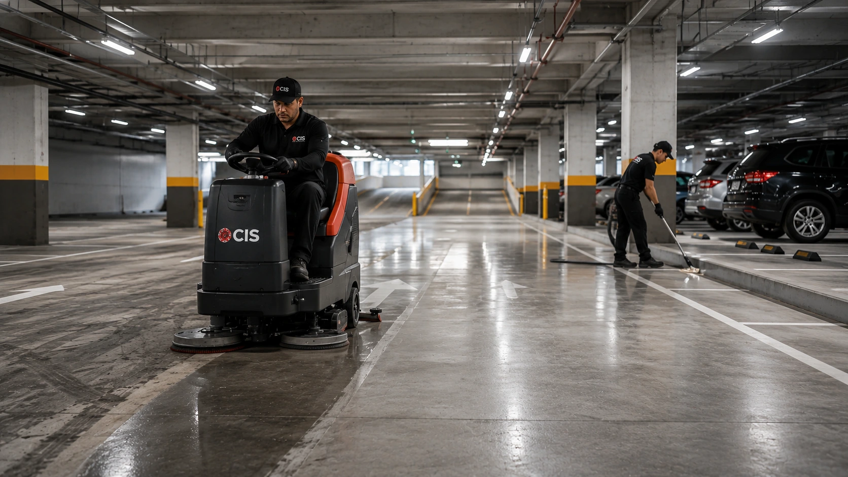 Mantenimiento técnico de estacionamientos y superficies de alto tránsito