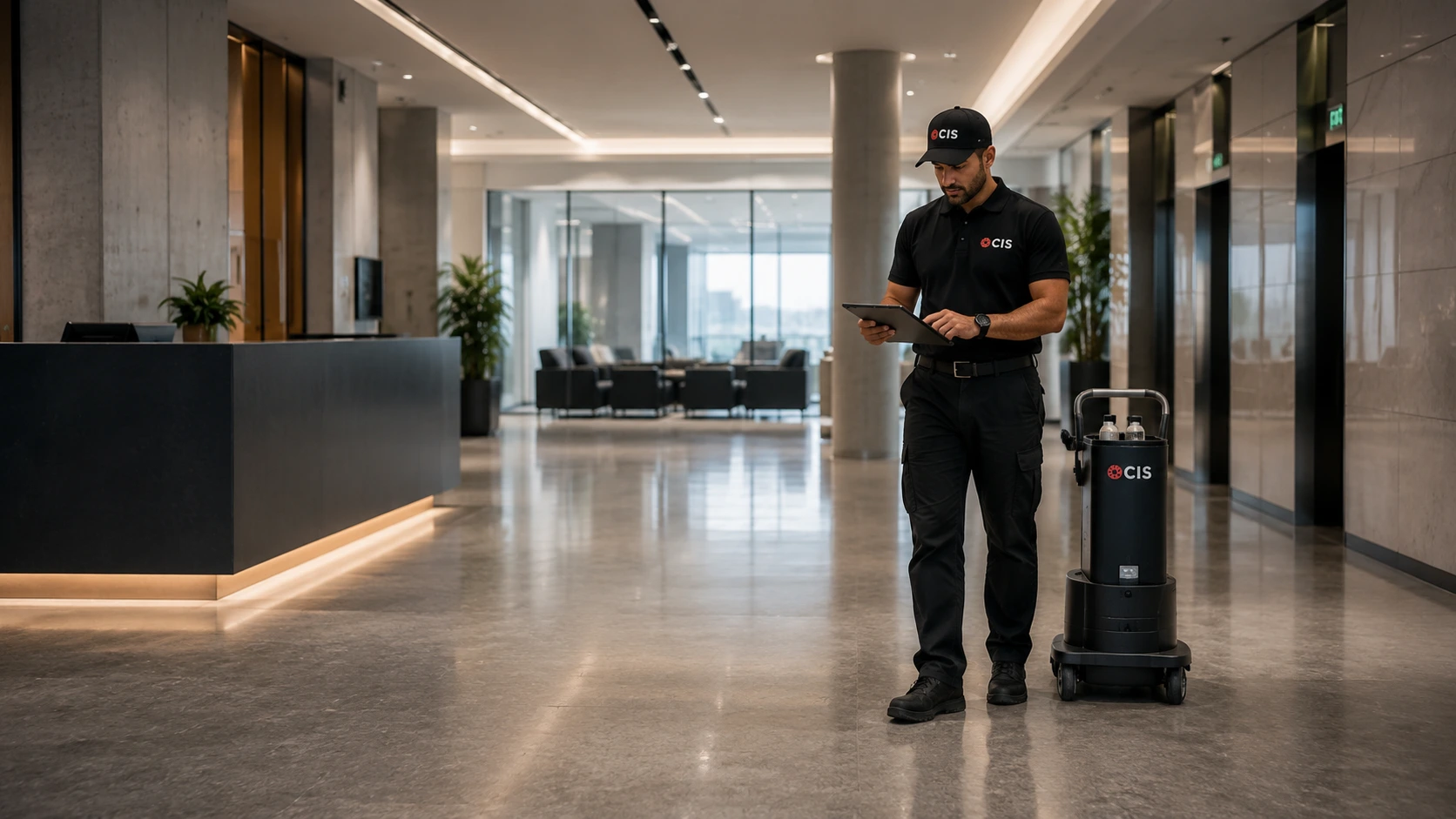 Mantenimiento preventivo de piso industrial con equipo profesional